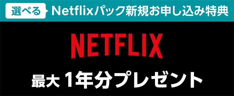 eo光 Netflix1年分プレゼント